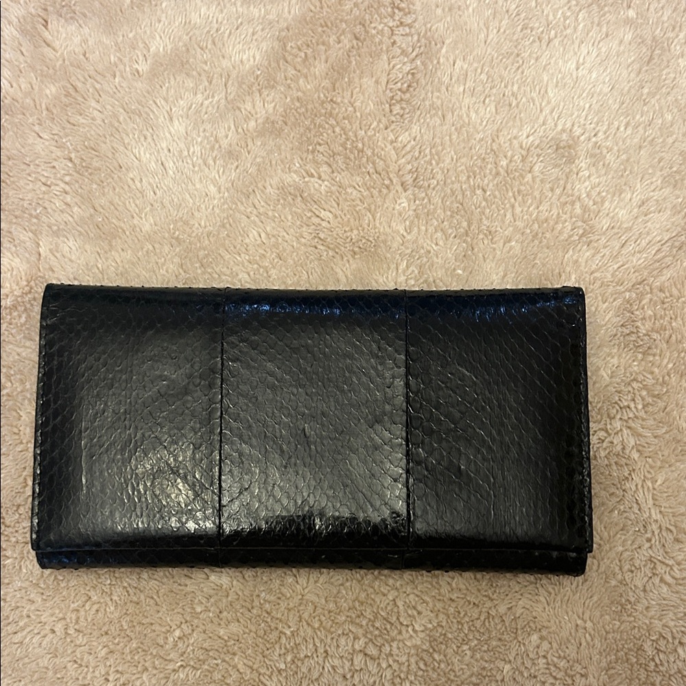 Black Genuine Snakeskin Wallet Brand New wot JUST REDUCED